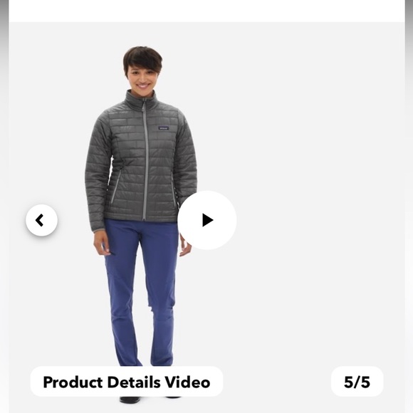 wmns nano puff jacket sz S feather grey - Picture 2 of 6